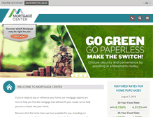 Tablet Screenshot of mortgagecenter.com